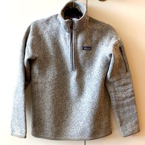 Heather Grey Patagonia Half-Zip
